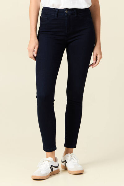 Jeans skinny 7/8ème denim brut femme