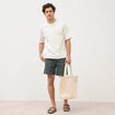 Bermuda vert kaki homme