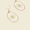Boucles d'oreilles pendantes couleur or femme