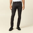 Jeans slim 5 poches marron homme