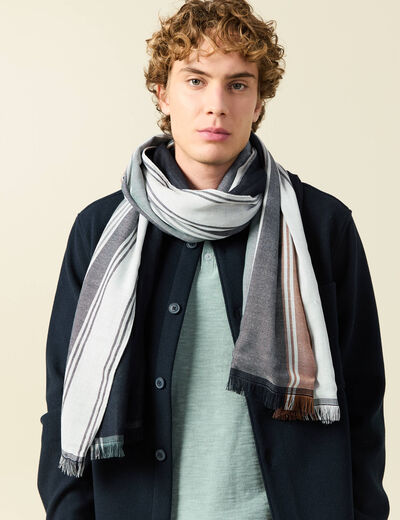 &Eacute;charpe bleu marine homme