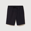 Short en coton noir homme