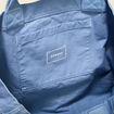 Sac cabas en coton bleu gris homme