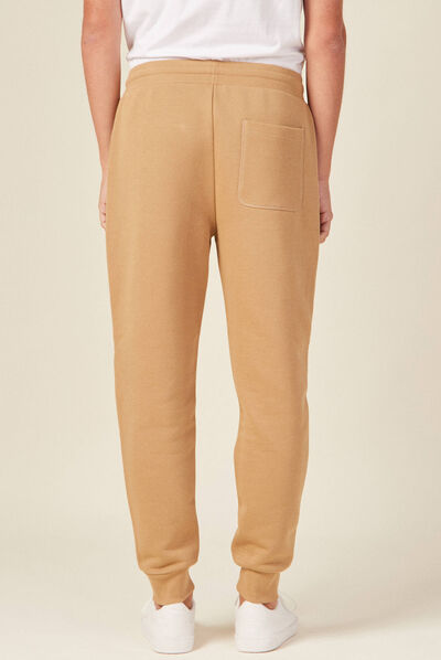 Pantalon jogging beige homme