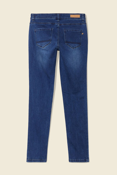 Jeans skinny 7/8ème denim stone femme