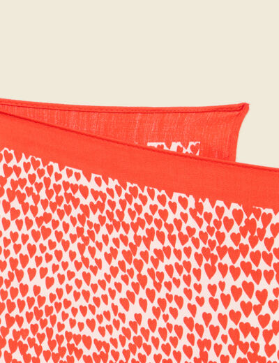 &Eacute;charpe rouge fonc&eacute; femme
