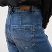 Jeans large taille haute denim stone femme