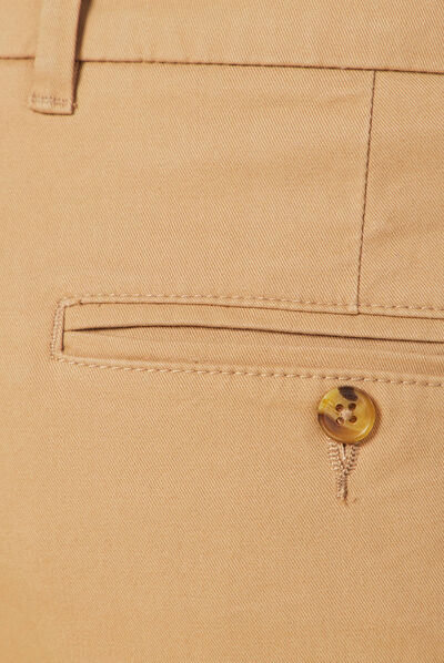 Pantalon slim Instinct chino beige homme