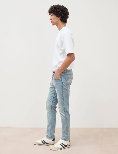 Jeans slim longueur 30 denim used homme