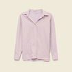 Chemise oversize en coton bleu ciel femme