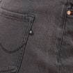 Jeans barrel taille haute 7/8&egrave;me denim gris femme