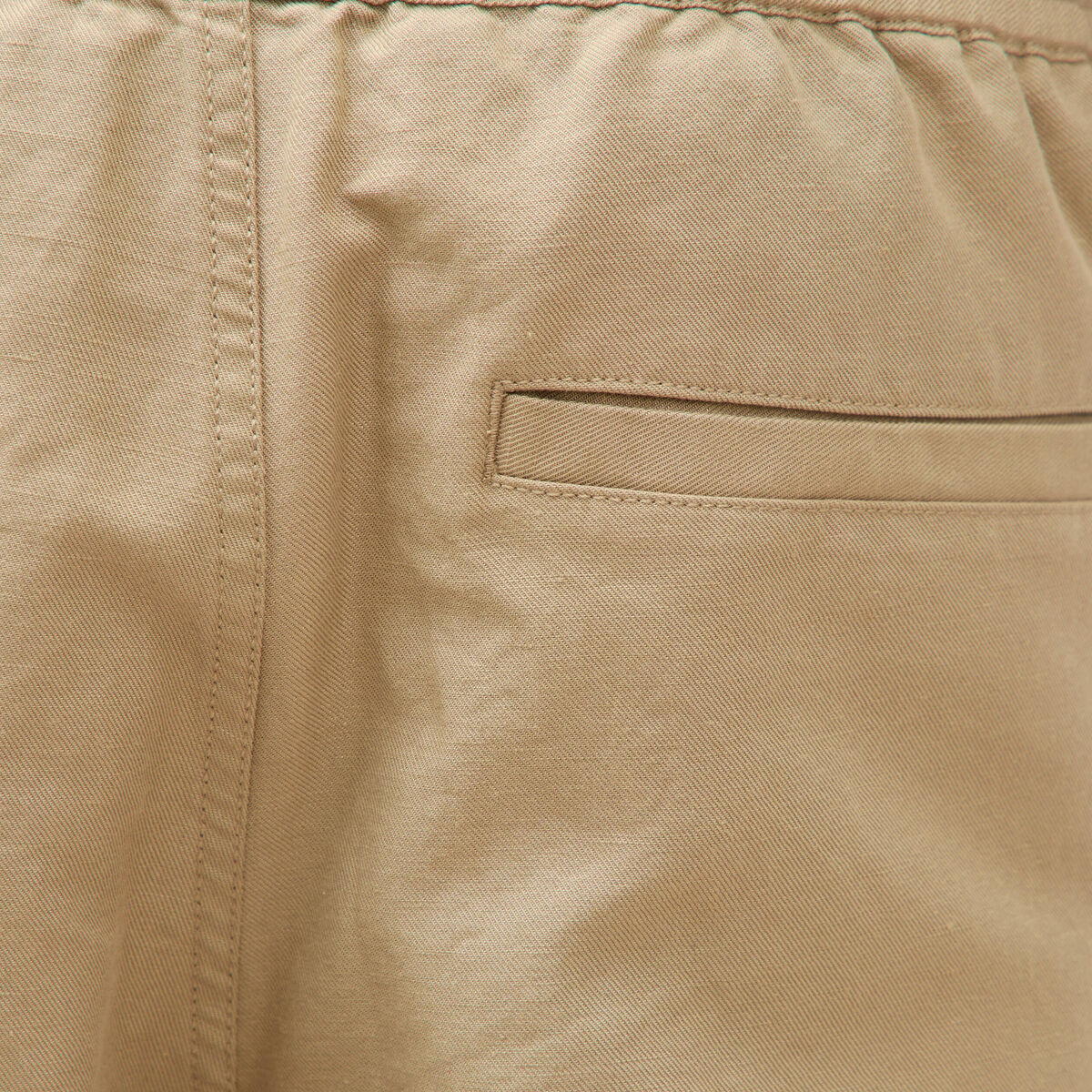 Pantalon coupe straight vert olive homme