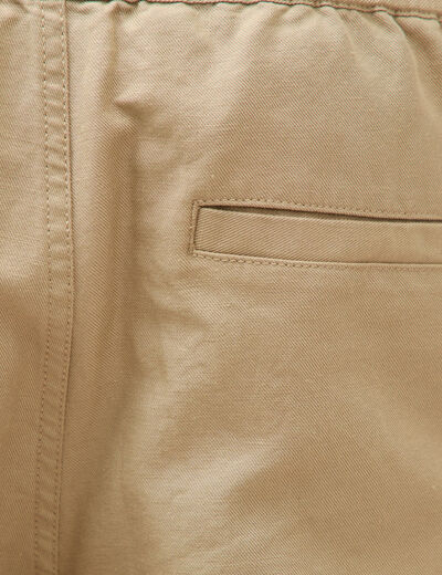 Pantalon coupe straight vert olive homme