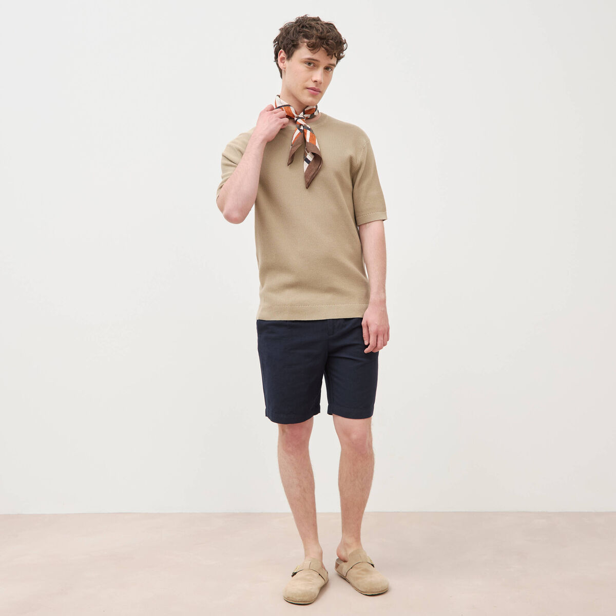 Bermuda bleu marine homme