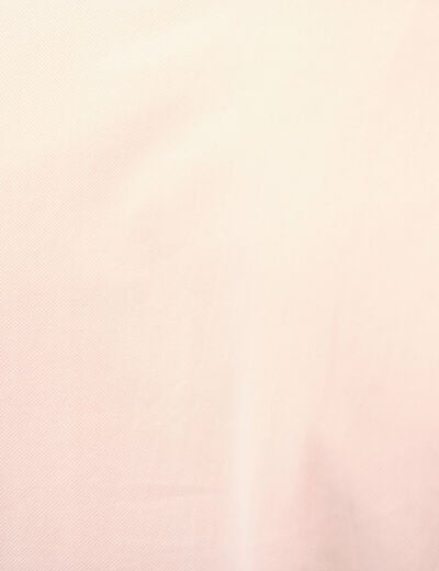 Polo cintr&eacute; en coton manches courtes rose poudr&eacute;e homme