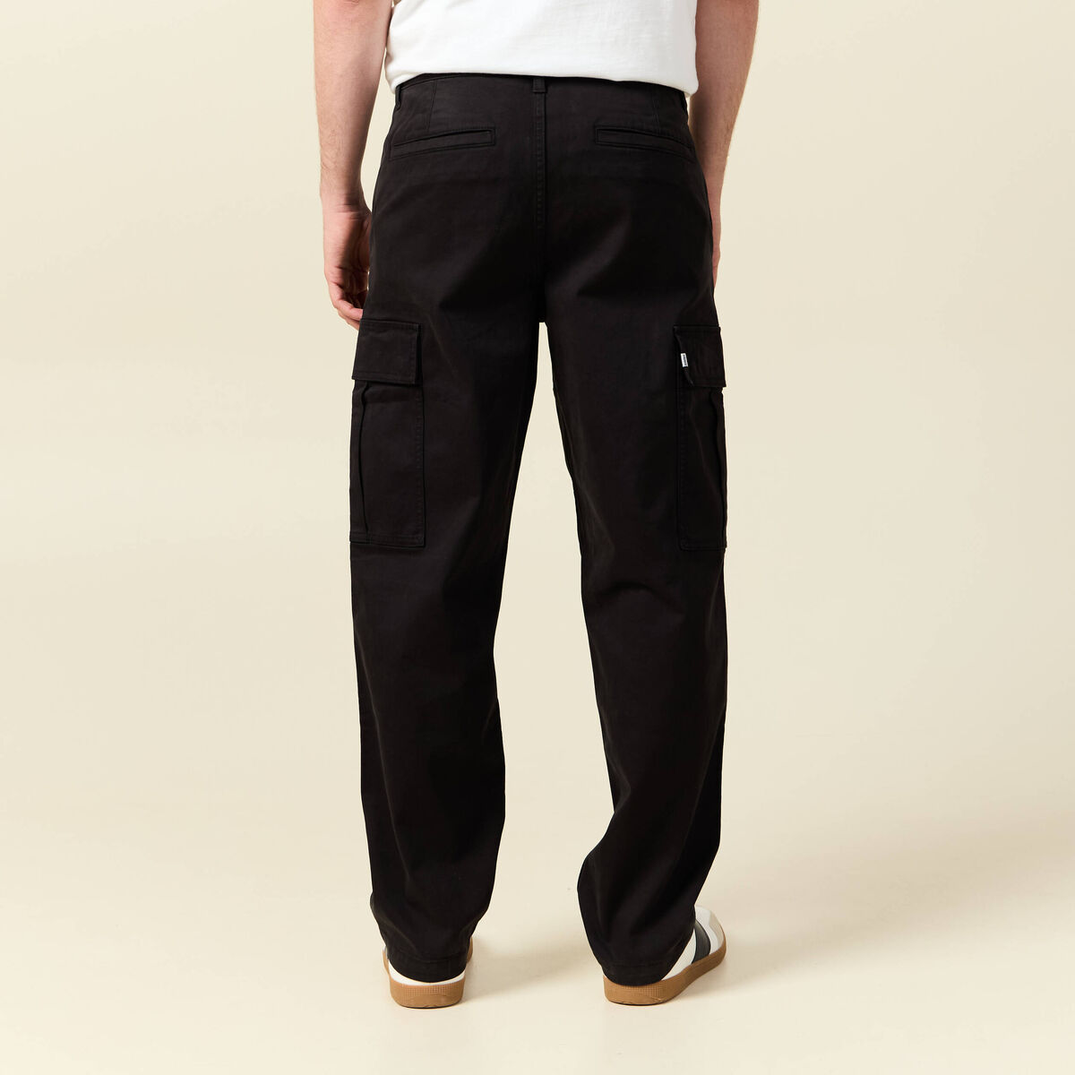 Cargo battle longueur 32 noir homme