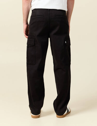 Cargo battle longueur 32 noir homme