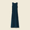Robe sans manches bleu fonc&eacute; femme