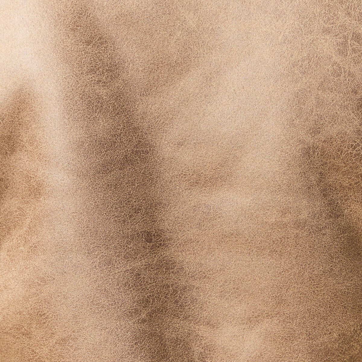 Blouson suédine zippé marron foncé homme