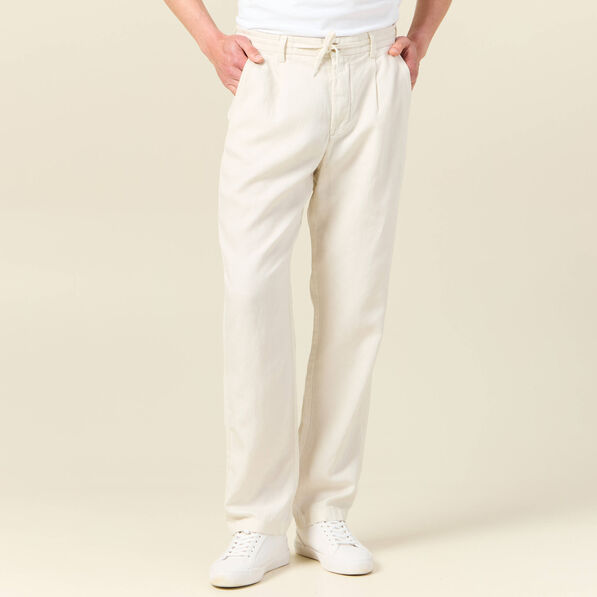Pantalon chino straight ecru homme