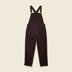 Salopette en jeans marron cognac femme