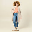 T-shirt manches courtes orange corail femme