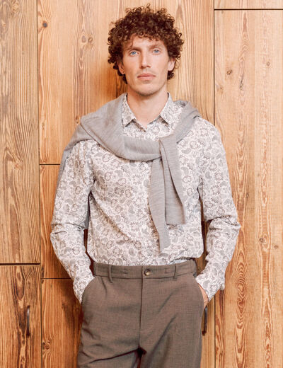 Chemise blanc homme