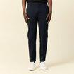 Pantalon chino stretch bleu marine homme