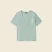T-shirt manches courtes vert pastel femme