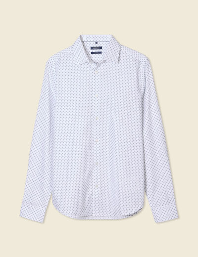 Chemise éco-responsable blanc homme