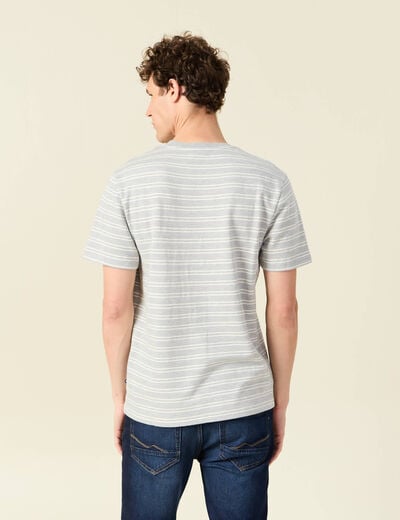 T-shirt manches courtes gris foncé homme