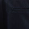 Bermuda droit &eacute;lastiqu&eacute; bleu marine homme