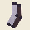 Lot 2 paires chaussettes bleu marine homme