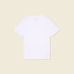 T-shirt en coton manches courtes blanc homme
