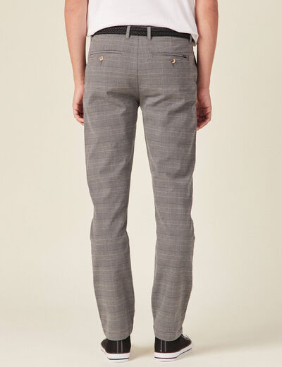 Pantalon chino straight ecru homme