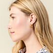 Boucles d'oreilles créoles couleur or femme