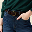 Ceinture marron foncé femme
