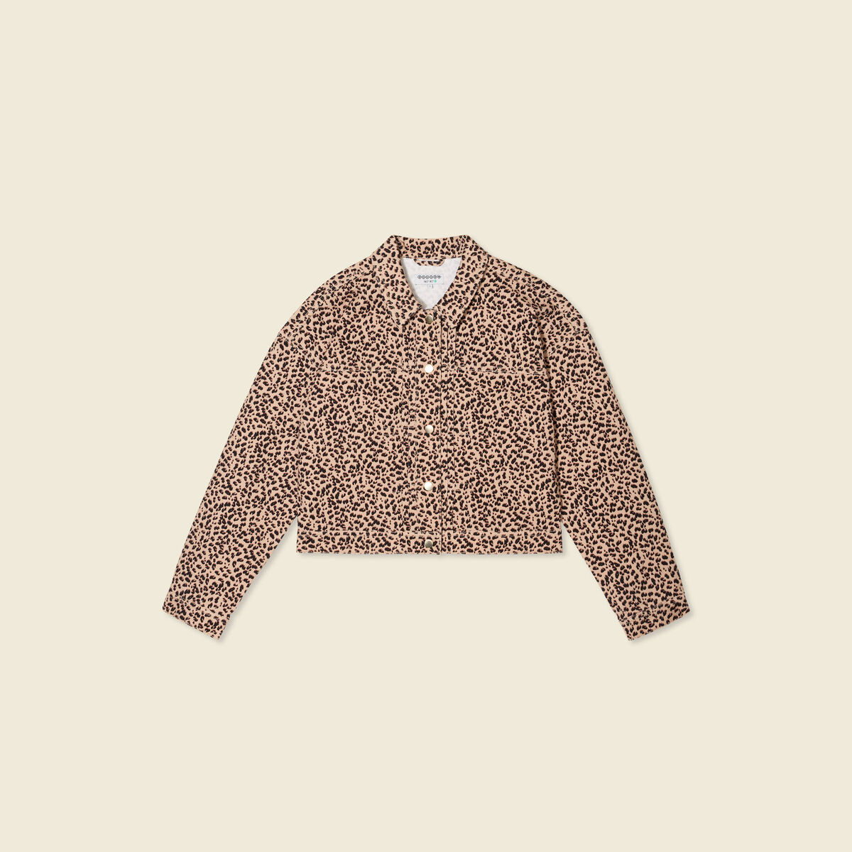 Blouson boutonné camel femme