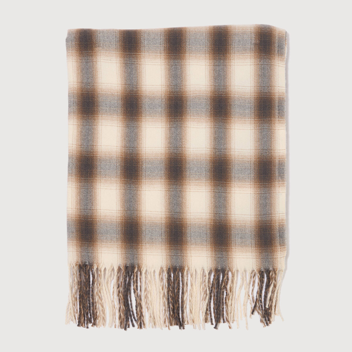Plaid ecru homme