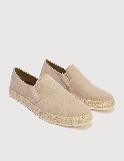 Tennis semelle corde sable homme