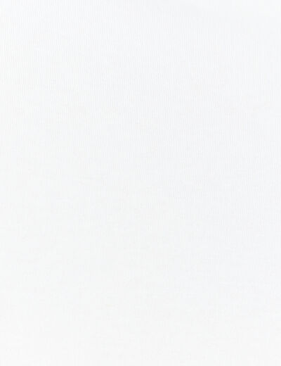 T-shirt col V homme Instinct blanc homme