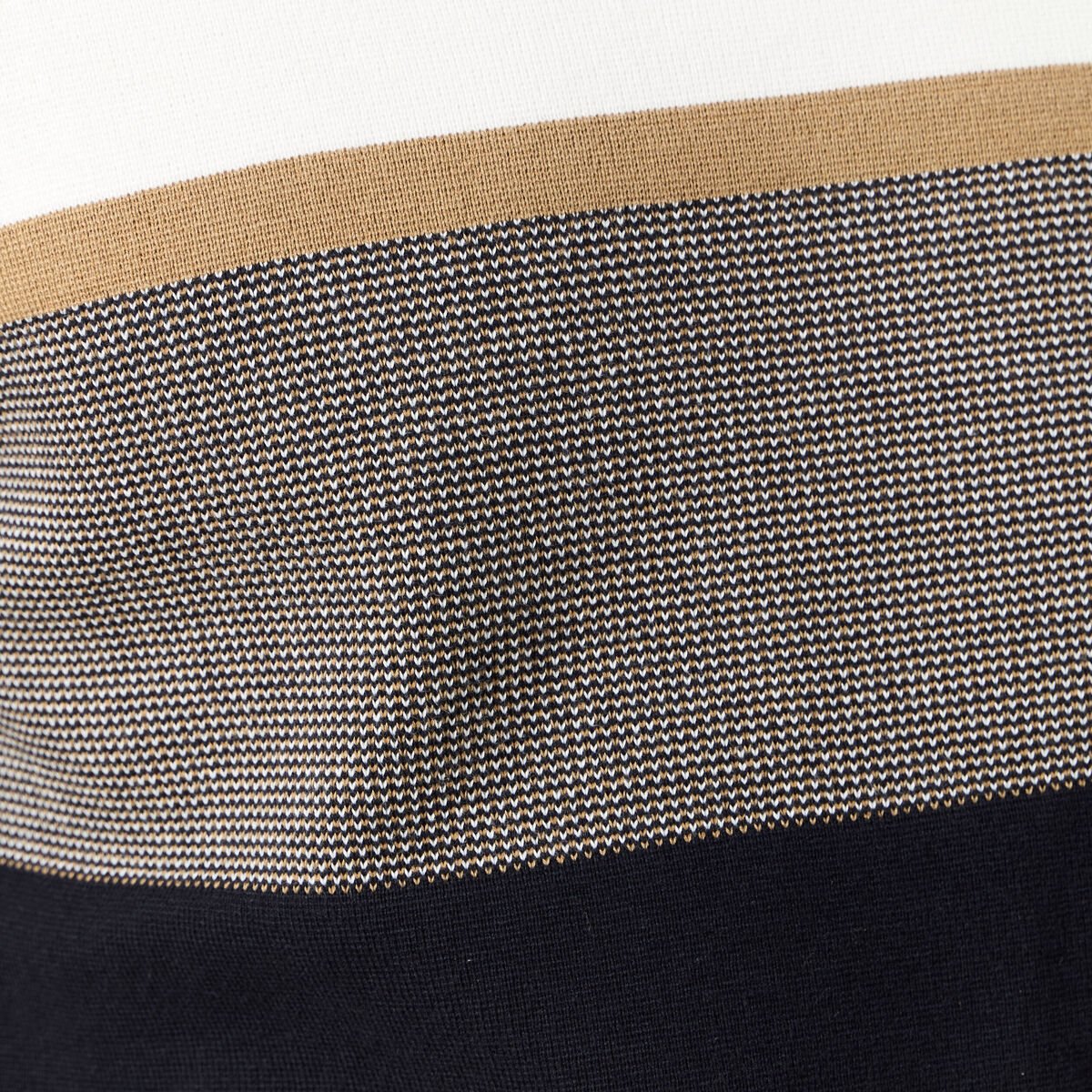 Pull manches longues bleu marine homme