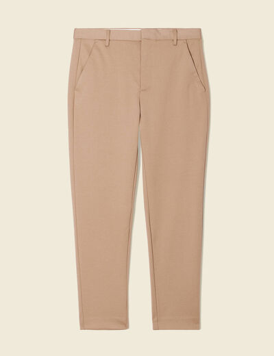 Pantalon chino slim beige homme