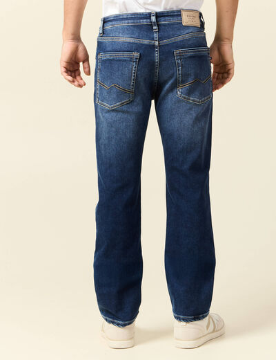 Jeans regular 5 poches denim stone homme