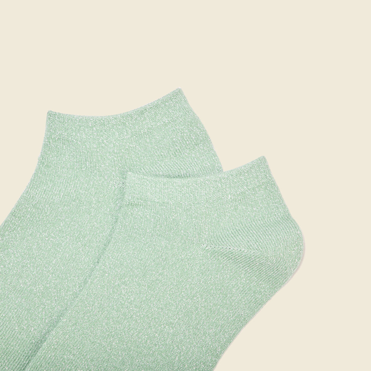 Chaussettes vert clair femme