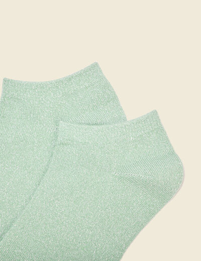 Chaussettes vert clair femme