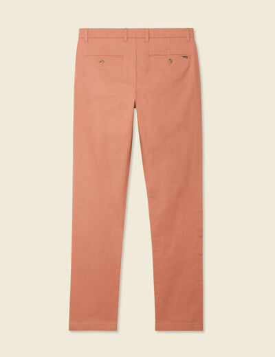 Pantalon slim Instinct chino vieux rose homme