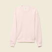 Sweat manches longues en coton rose poudr&eacute;e homme
