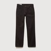 Jeans regular longueur 32 marron homme