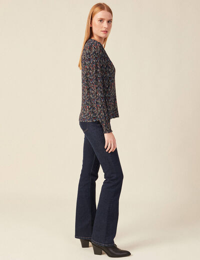 T-shirt éco-responsable multicolore femme
